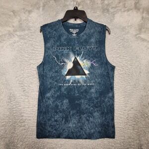 Pink Floyd‎ Dark Side of the Moon Band Shirt Sleeveless Tank Top Mens Small
